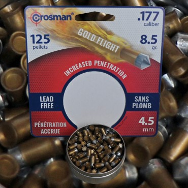 Crosman Powershot Diabolo Gold Flight 4.5 mm 125 pcs.